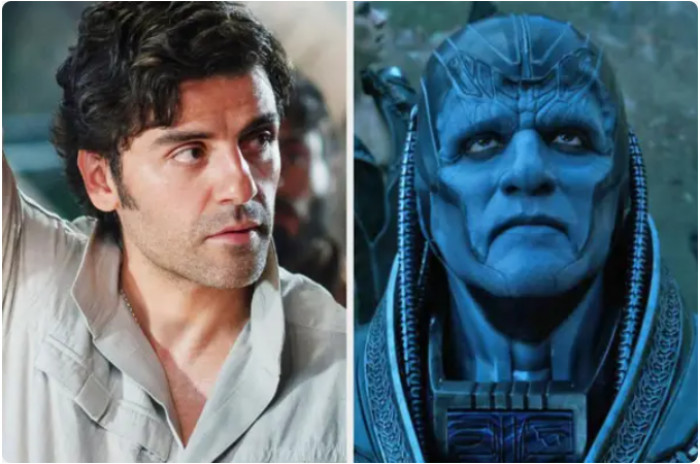 2. Oscar Isaac - Poe Dameron from the Star Wars series and Apocalypse from X-Men: Apocalypse