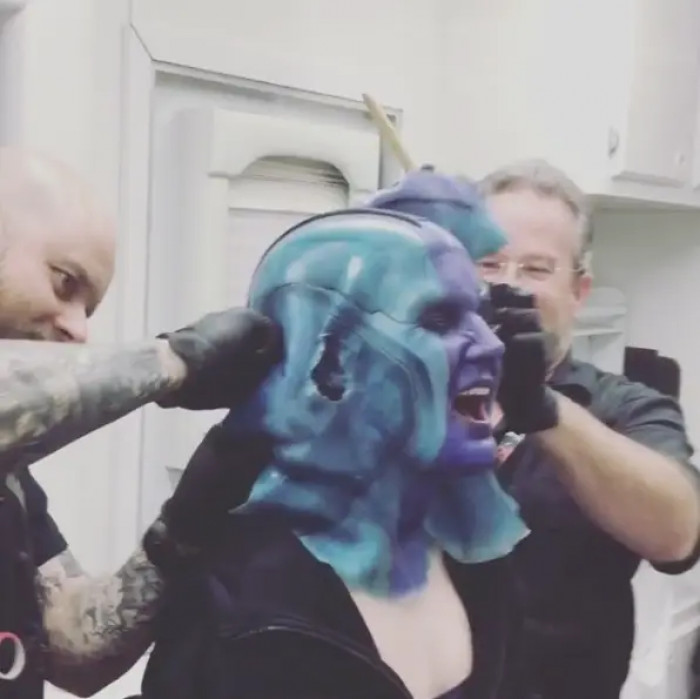 3. Taking off Nebula's face is a long process