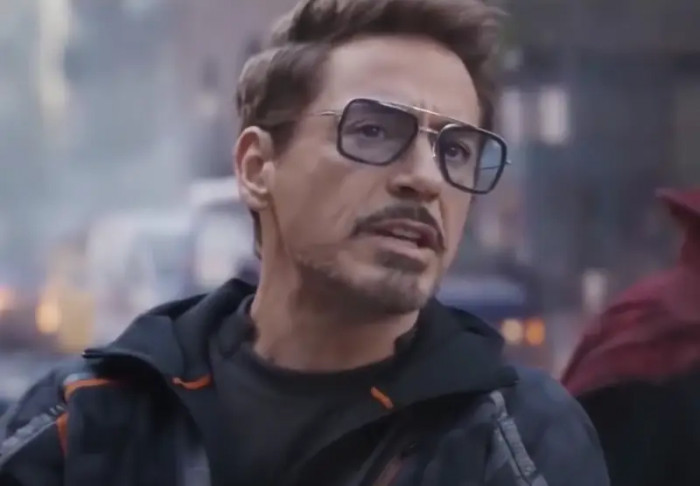 2. Robert Downey Jr. acting as Tony Stark and Iron Man in the Marvel Cinematic Universe