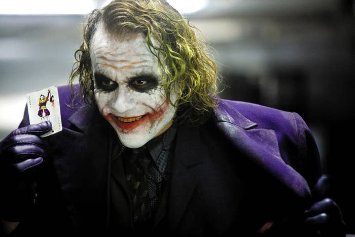 5. Heath Ledger - Joker in The Dark Knight