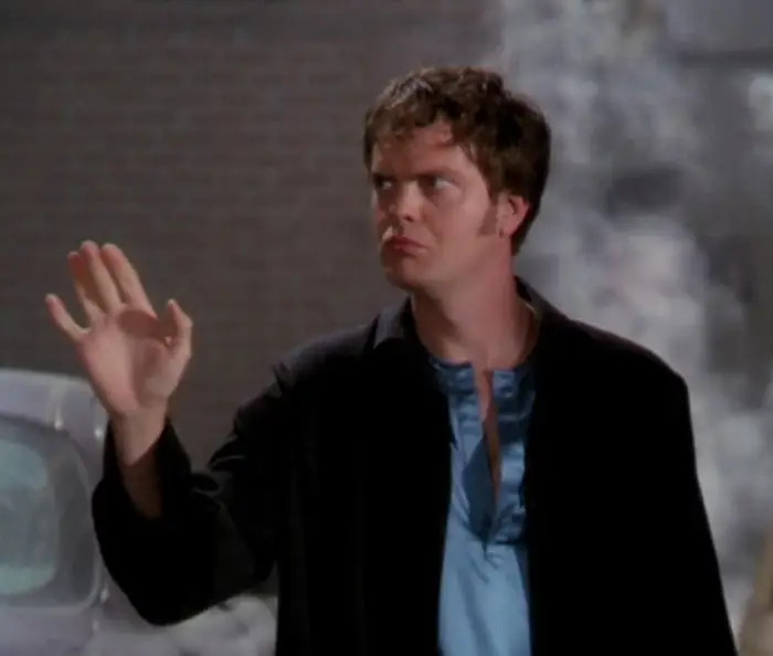 1. Before being cast as Dwight on The Office, Rainn Wilson acted as a demon alchemist on Charmed