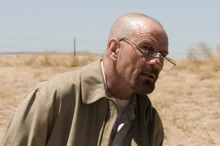 4. Bryan Cranston acting as Walter White in Breaking Bad