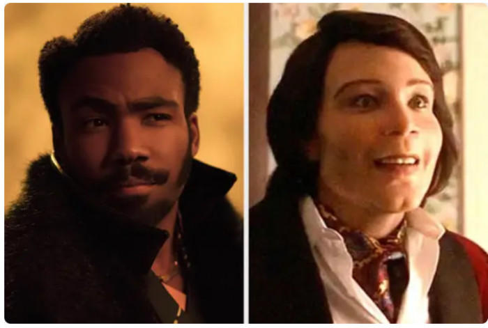 3. Donald Glover - Lando Calrissian from Solo: A Star Wars Story and Teddy Perkins from Atlanta