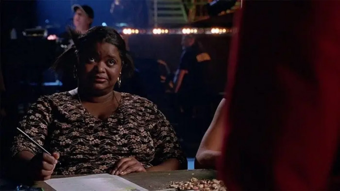 She played a woman who tried to talk Peter out of joining a professional wrestling event in Spider-Man