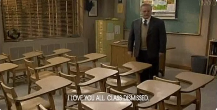5. Boy Meets World ended with Mr. Feeny in an empty classroom