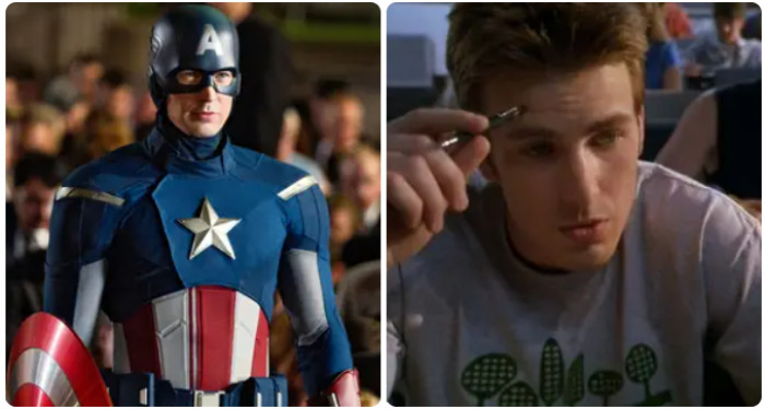 3. Chris Evans played Kyle in The Perfect Score before becoming Captain America.