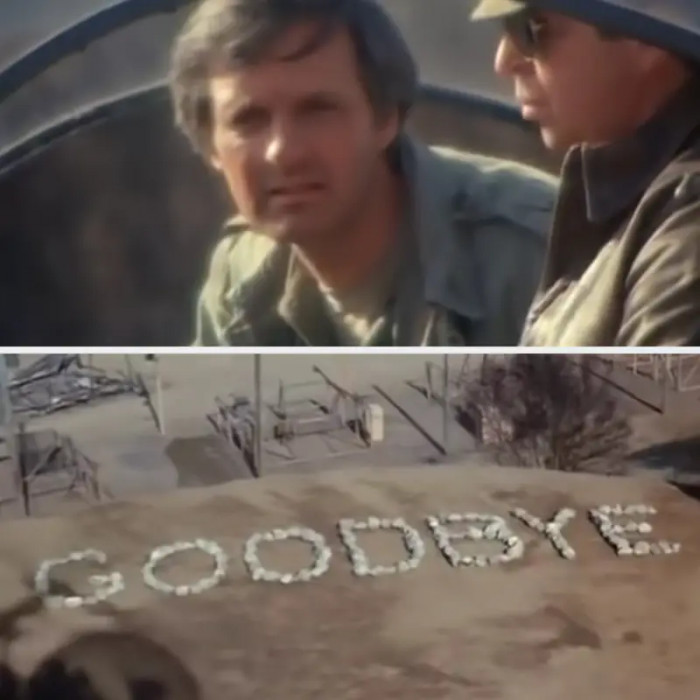 21. M*A*S*H ended with a word spelled out in stones