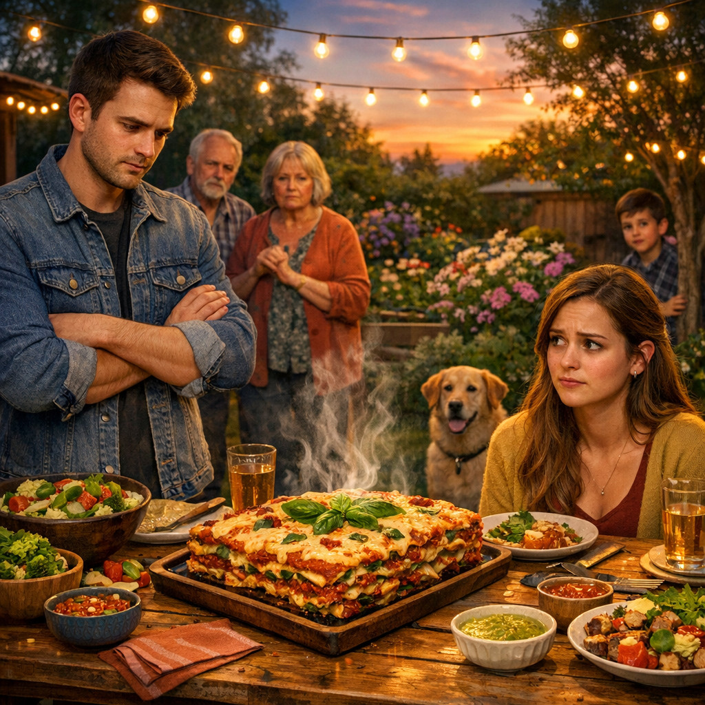 AITA for refusing vegan lasagna at partners family gathering?