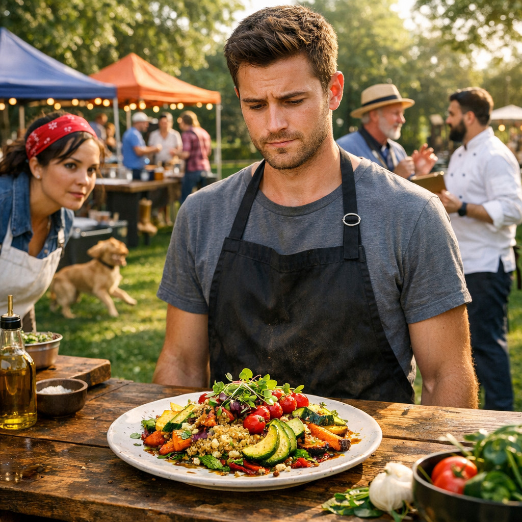 Vegan Chef Refuses to Share Secret Recipe for Friends Cooking Competition