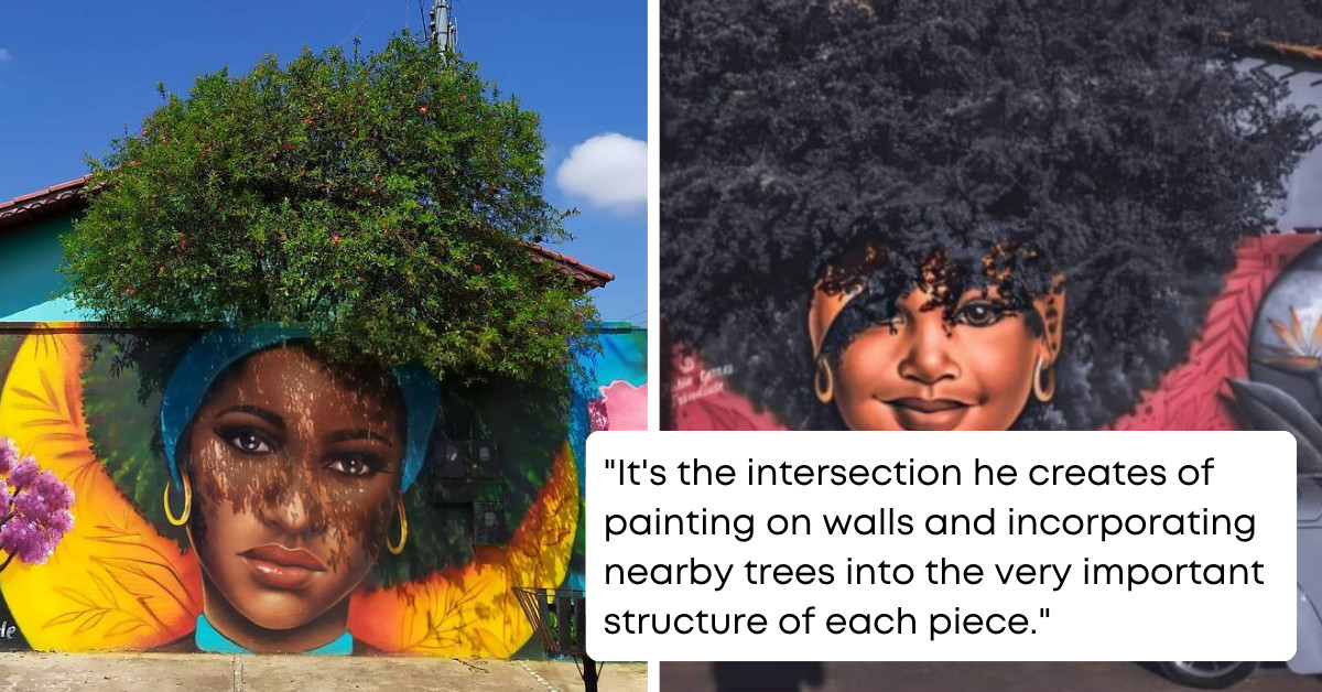 Brazilian Artist Uses Real Trees In Portraits Of Women And The Incredible Work Is Being Admired Globally