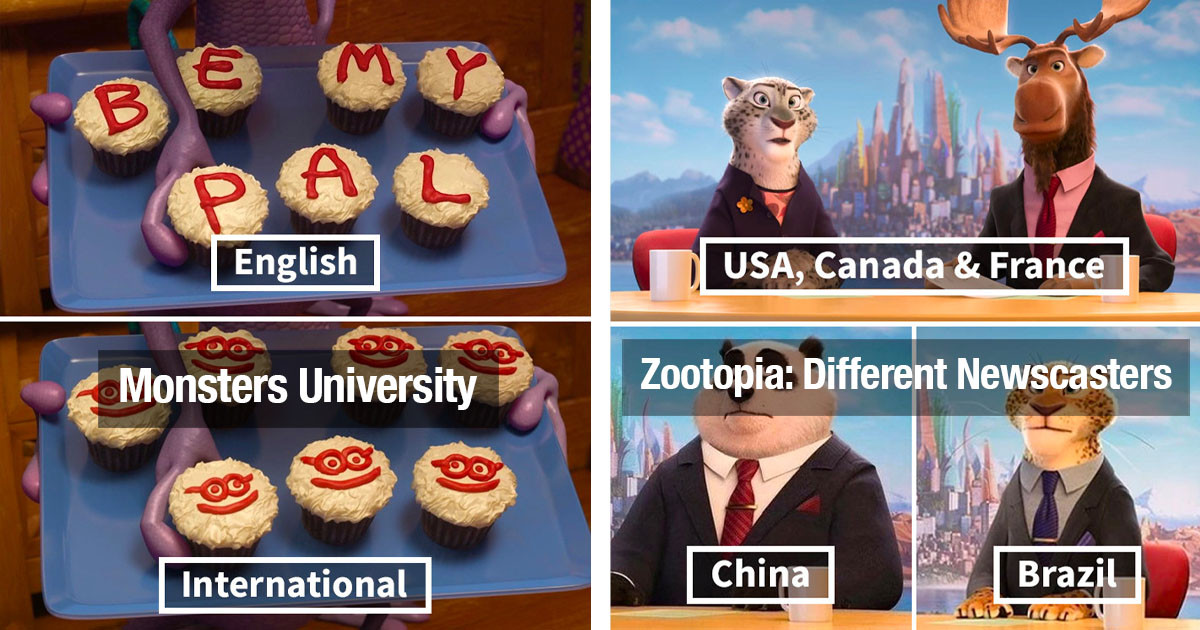 16 Times Pixar And Disney Have Edited Details In Their Films To Suit Different Countries