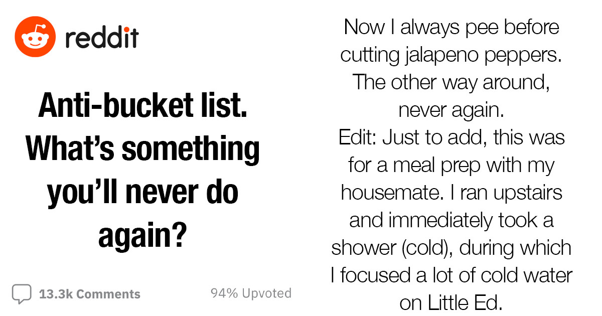 20 Life Experiences That Redditors Would Definitely Downvote