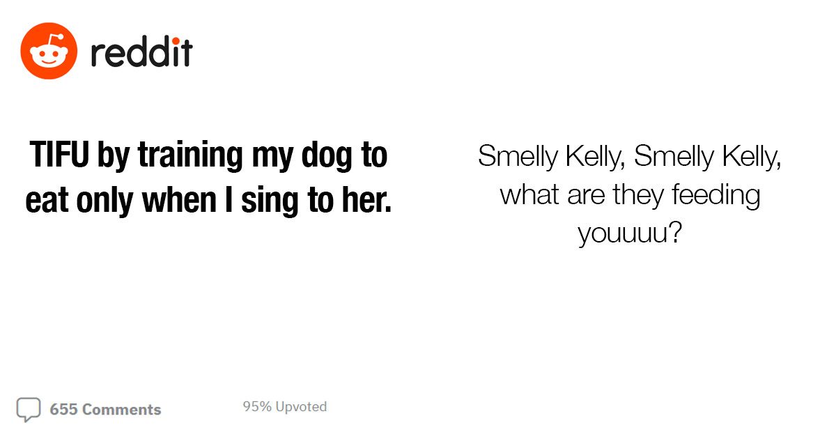 Person Unintentionally Trains Dog To Eat Only When They Sing, Realizes