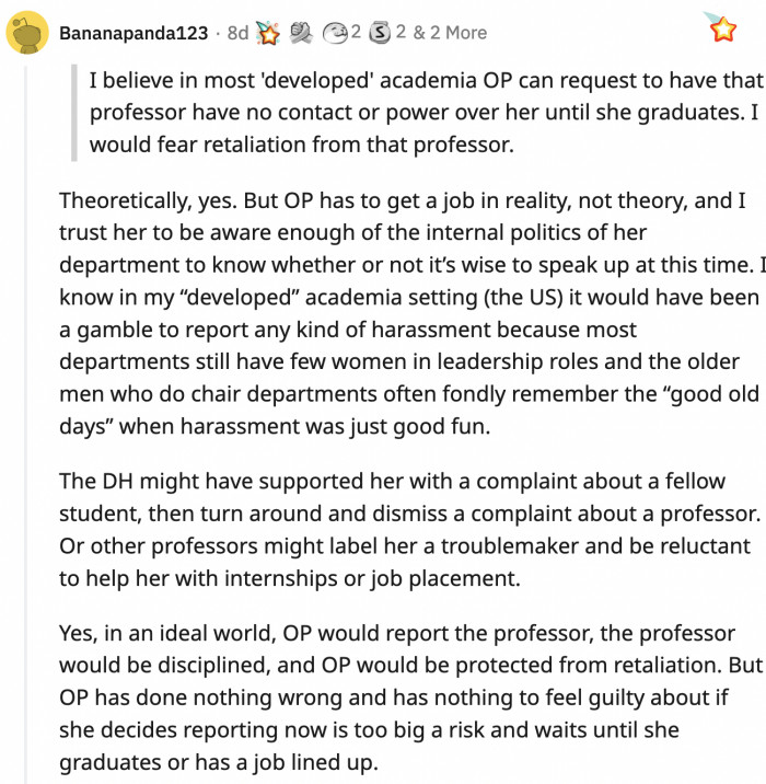 In an ideal world, OP can report the professor for his coercion but this is not an ideal world