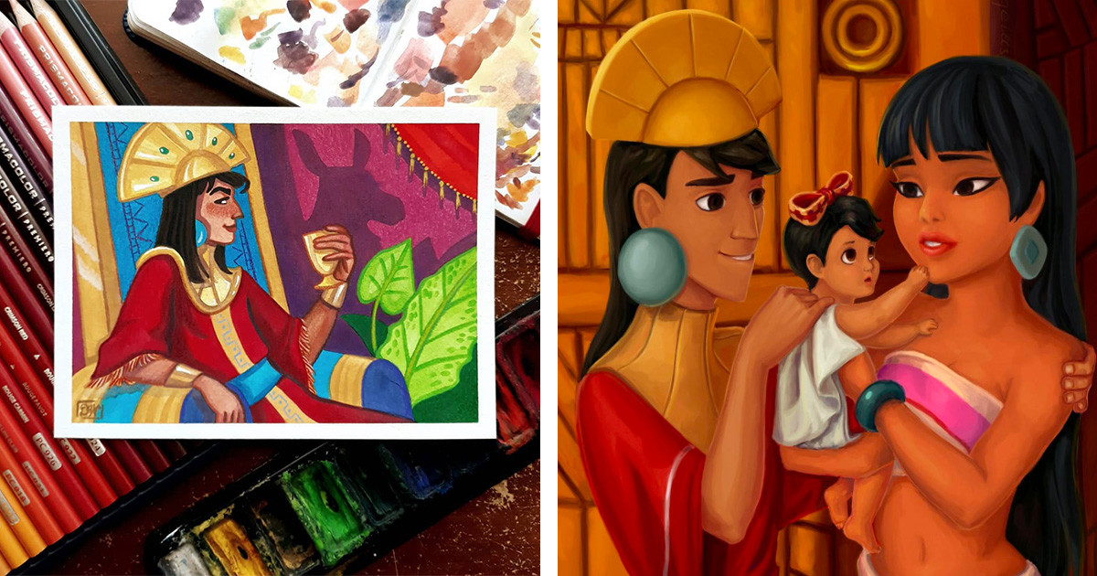 Mind Blowing Fan Art For Fans Of The Emperor's New Groove