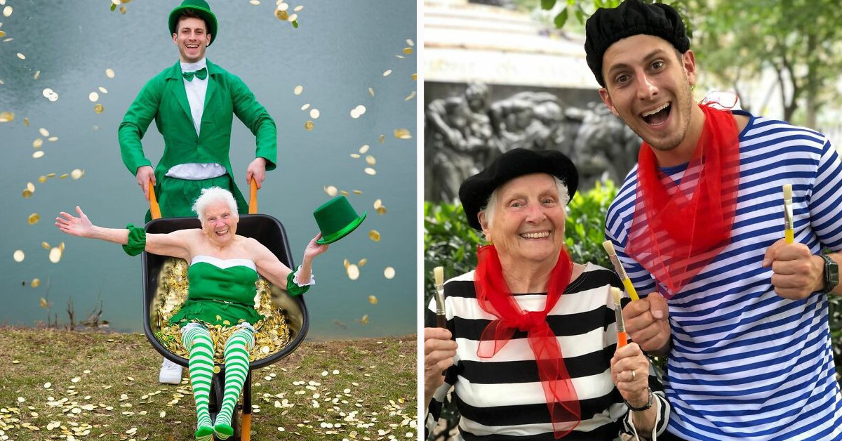 Age Is Just A Number Is Proved Right By This 95-Year-Old Granny And Her Grandson