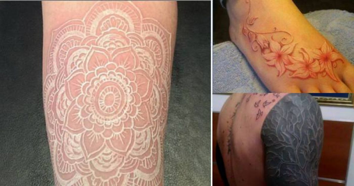 White Ink Tattoos Are Mesmerizing: Here's 10 for Proof