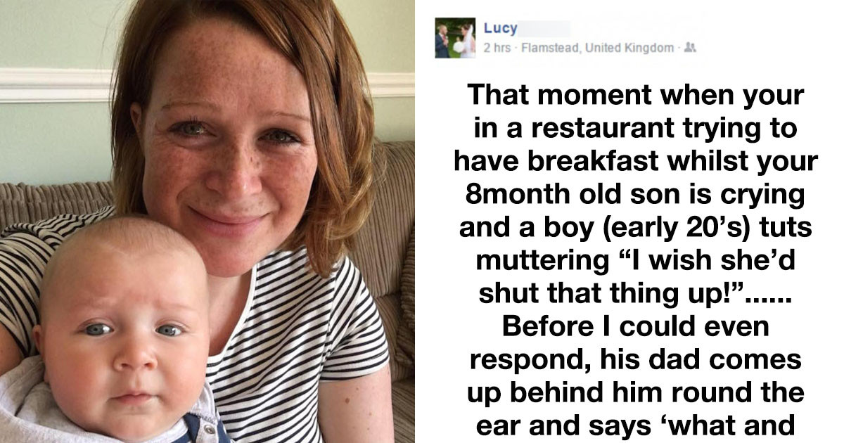 A Rude Young Man Tells Lady To 'Shut Up' Her Baby, Father Responds Perfectly