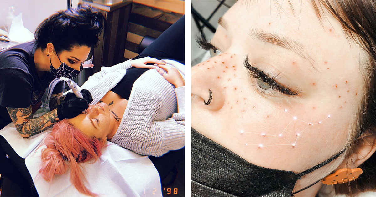 Tattooing Your Zodiac Sign Onto Your Face Is The Latest Trend