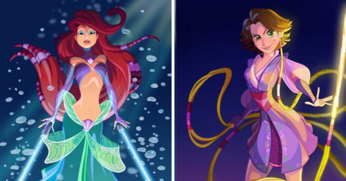 Incredible Art Depicts Our Favorite Disney Princesses As Star Wars Characters