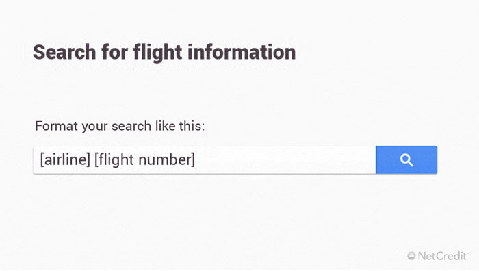 3. Searching for flight information