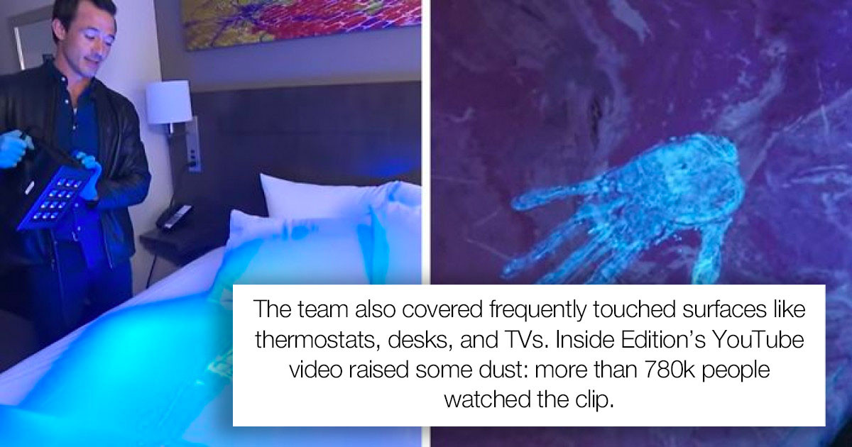 Team Of Investigators Found Out If Hotels Changed Bed Sheets During The