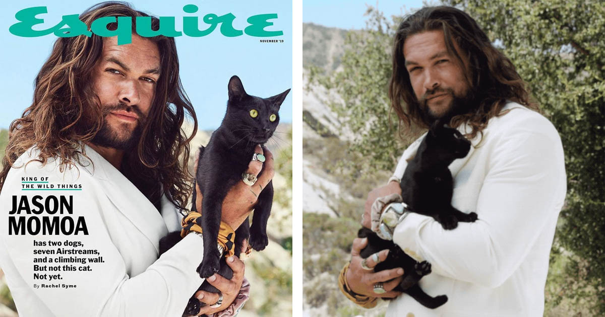 Jason Momoa Did A Purr-fect Photo Shoot For Esquire And We're Totally Swooning