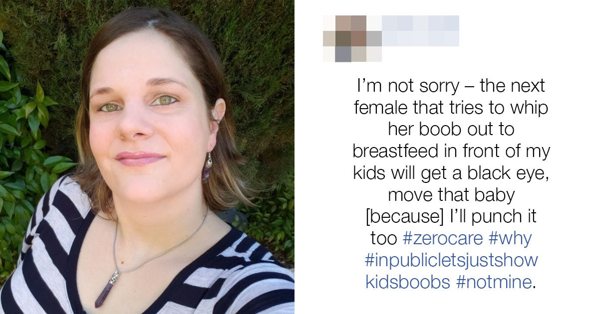 A Facebook Mom Threatening Mothers Who Breastfeed In Public Resulted In The Loss Of Her Job