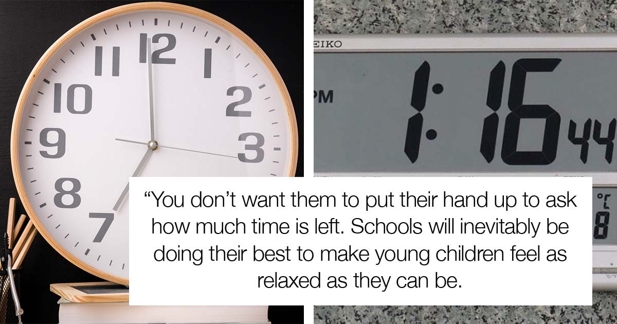 Schools In The UK Are Removing Analog Clocks Because Kids Can’t Tell