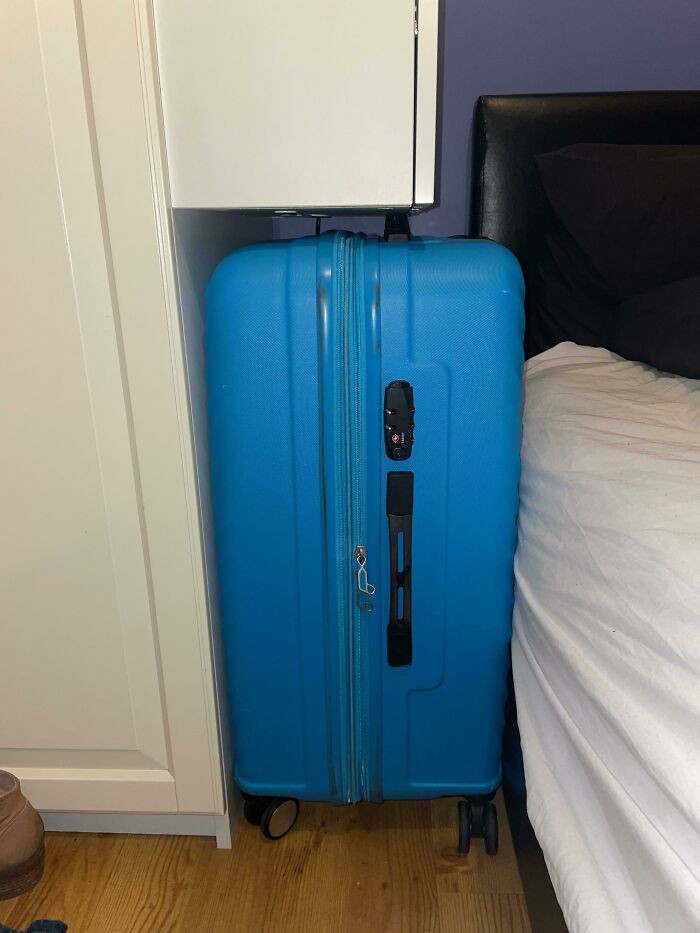35. My Suitcase At My Airbnb