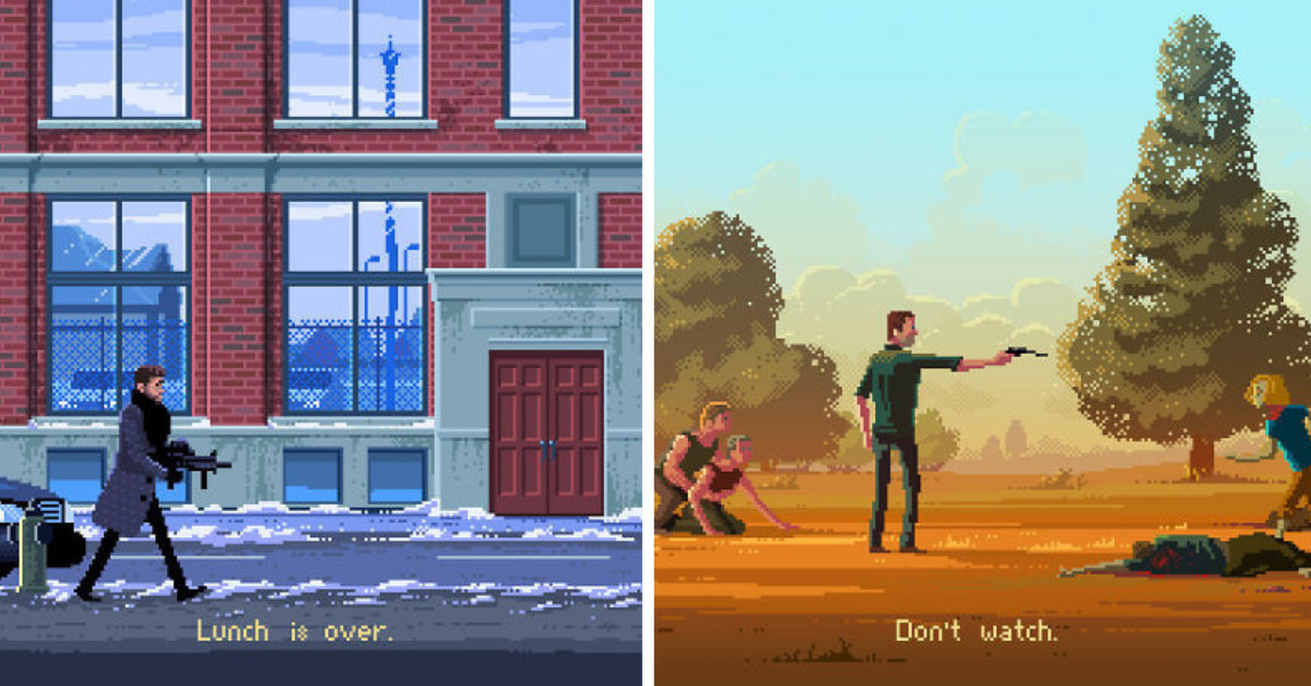 Pixel Artist Makes Game Scenes Based On Popular Movies And TV Shows