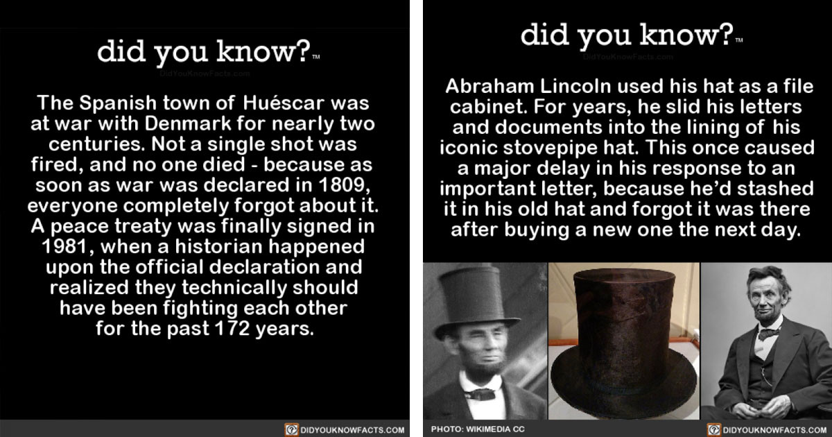 Some Random Facts That You Probably Had No Idea About Until Today