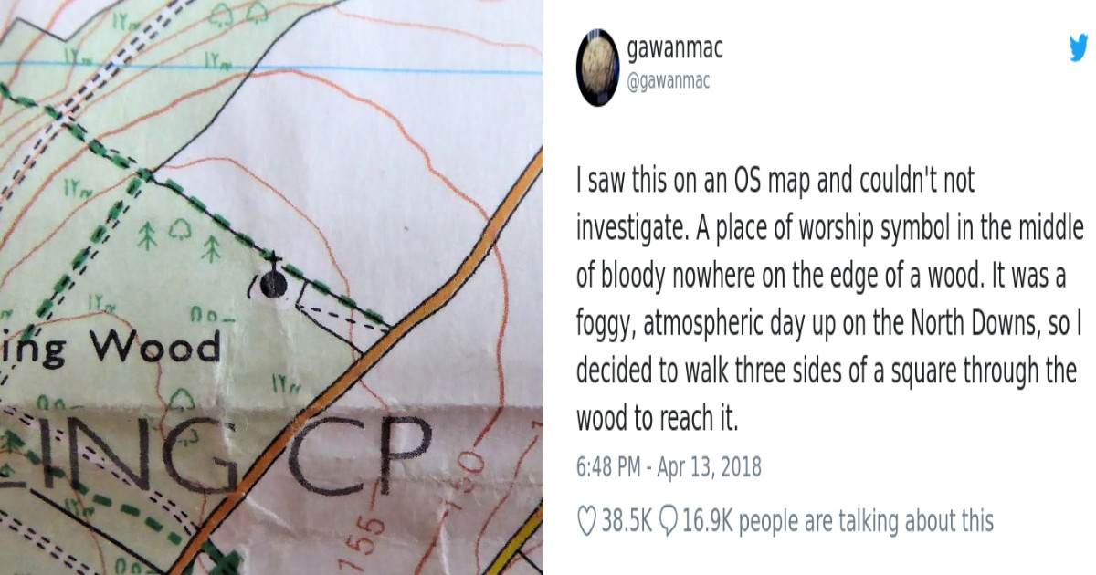 This Guy Saw A Hidden Place In The Middle Of Nowhere On His Map And Had To Investigate