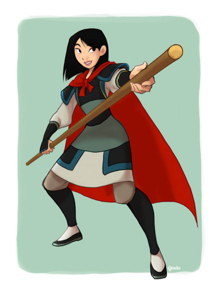 12. Mulan in Shang's clothes