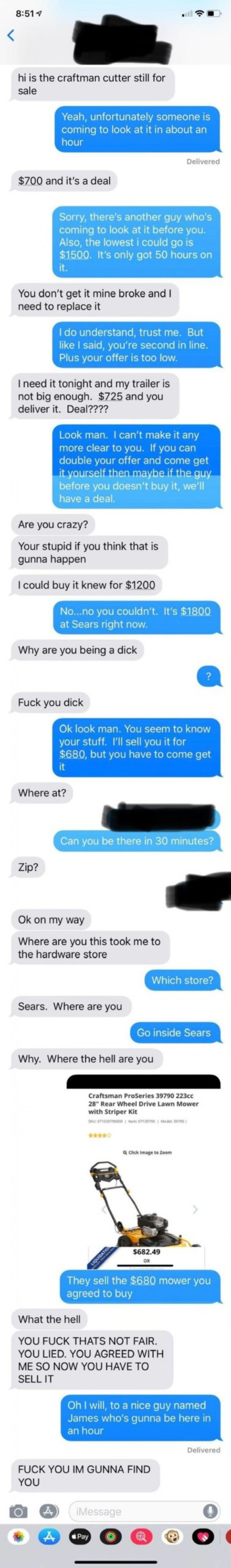 Craigslist Is Pretty Much Just A Place For Beggars To Be Choosy
