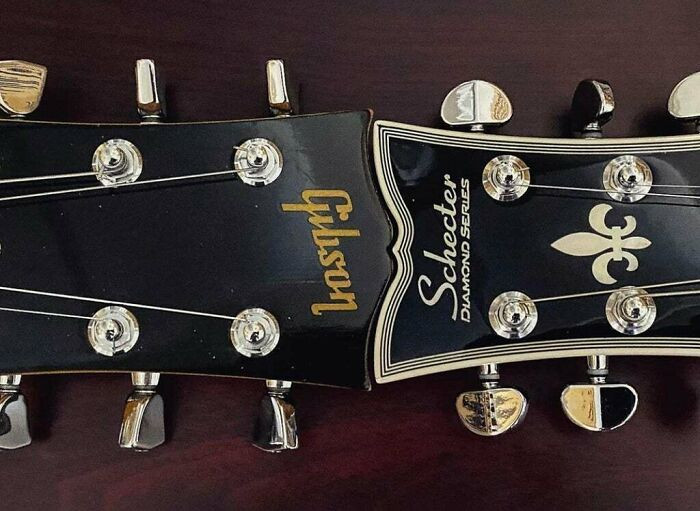 11. Gibson And Schecter Headstocks