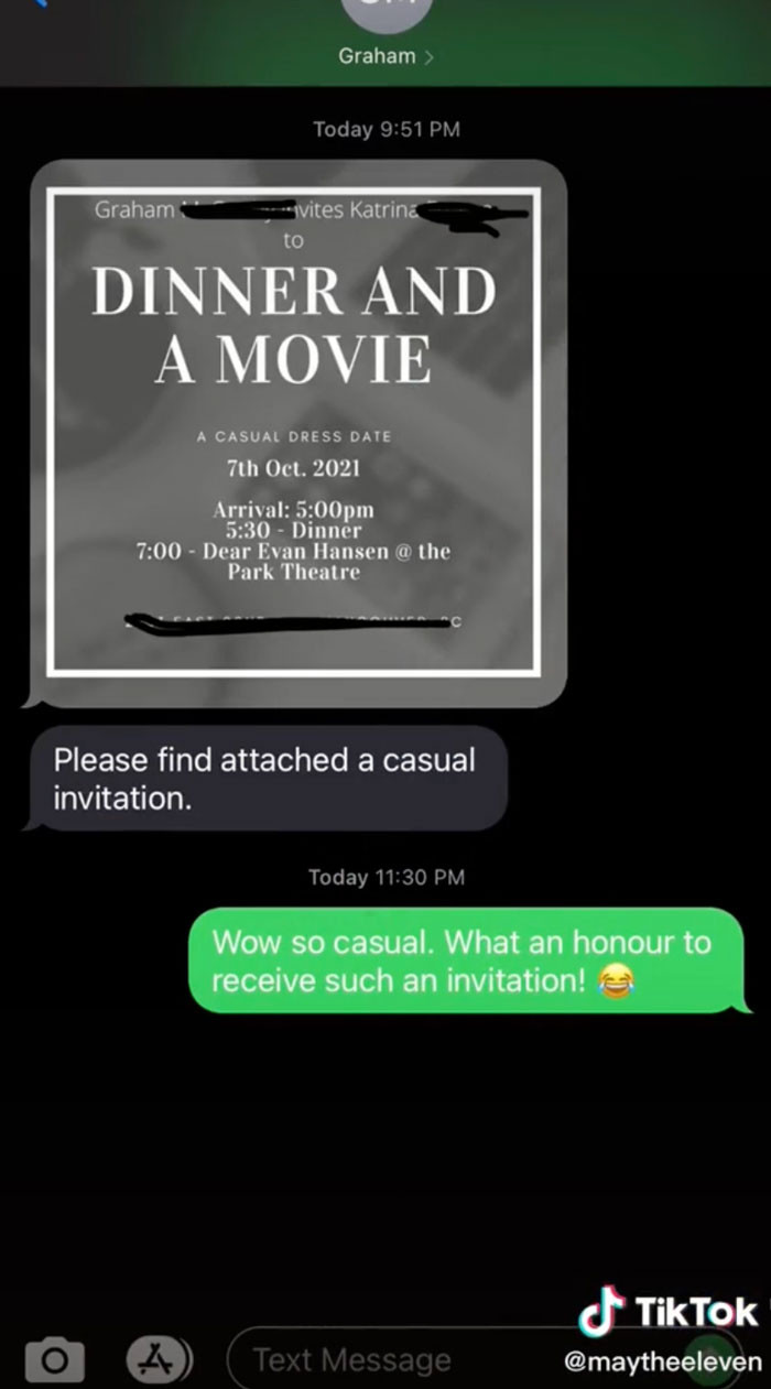 The casual invitation