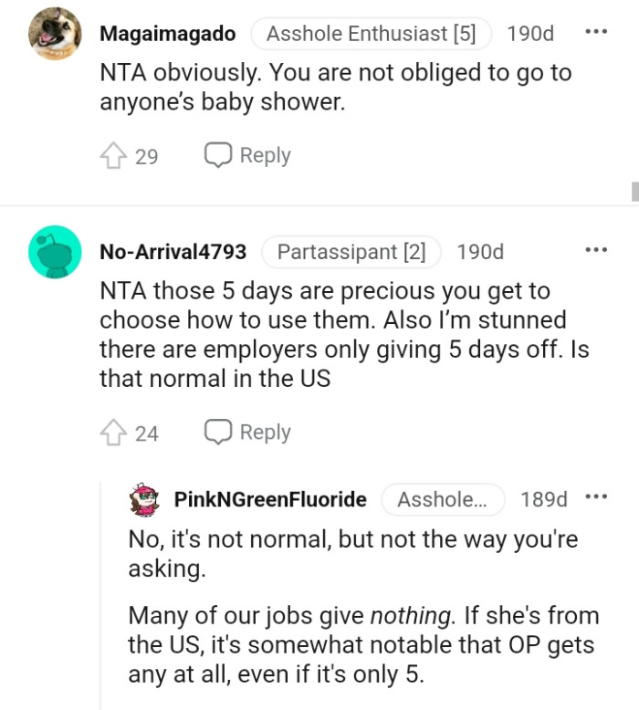 Woman's Family Comes Hard On Her For Refusing To Take A Day Off Work To
