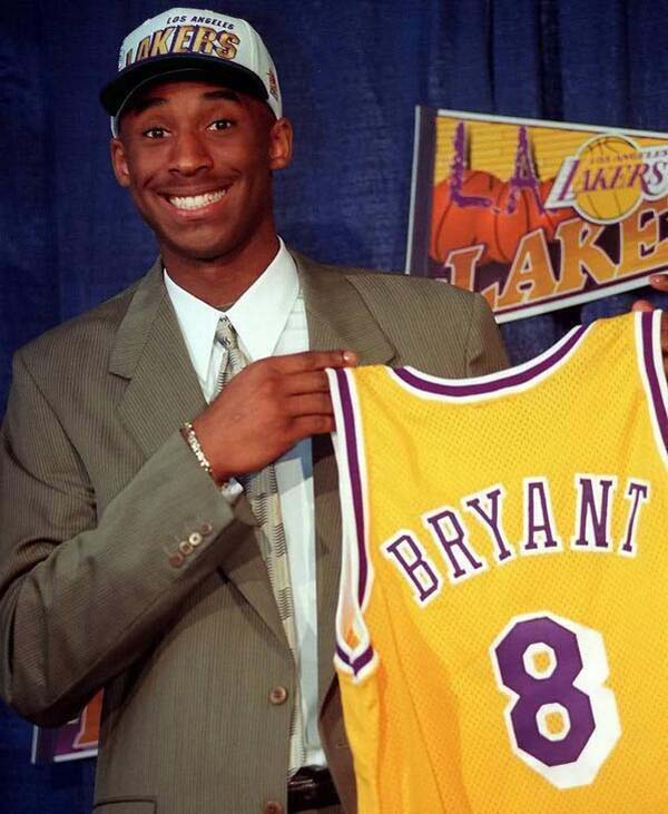10. Kobe Bryant at 18 (1996).