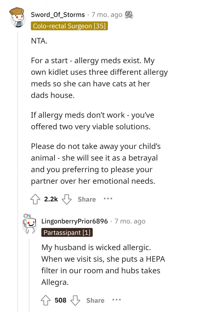 Dad Asks Reddit Community If He Was Wrong For Not Getting Rid Of Her