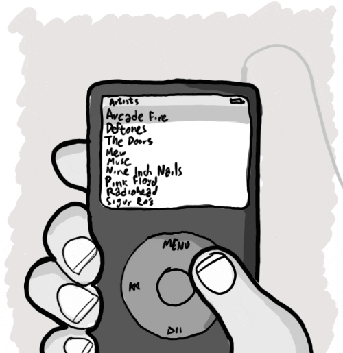 45. A homemade iPod