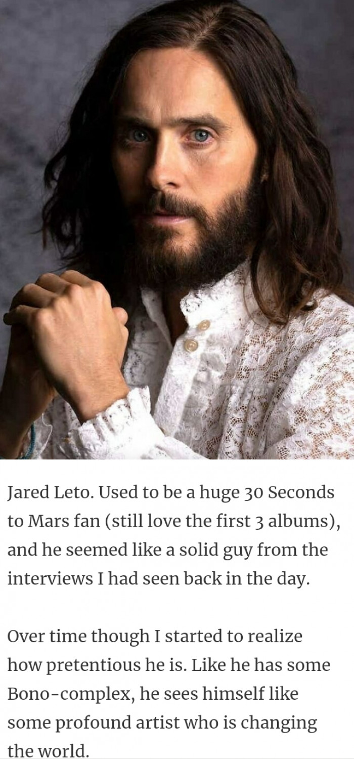 26. Followed by Jared Leto