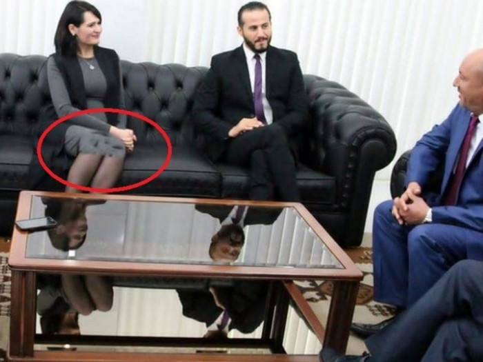 3. Photoshop fail, after Tunisian minister shows too much leg .