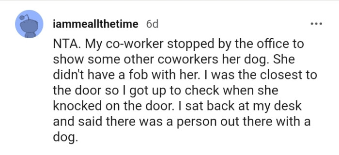 This redditor shares a little story that's similar to the post