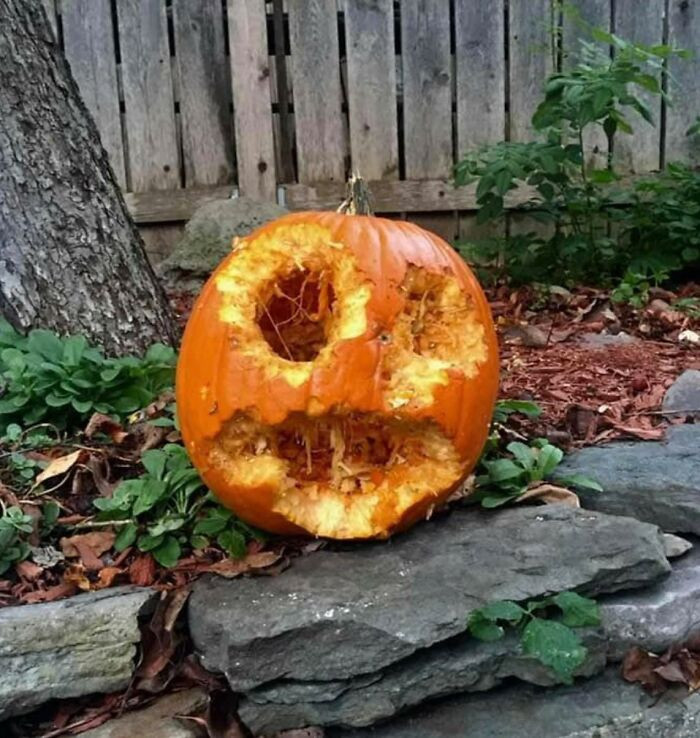 40. Instead Of Carving The Jack-O-Lantern Myself This Year