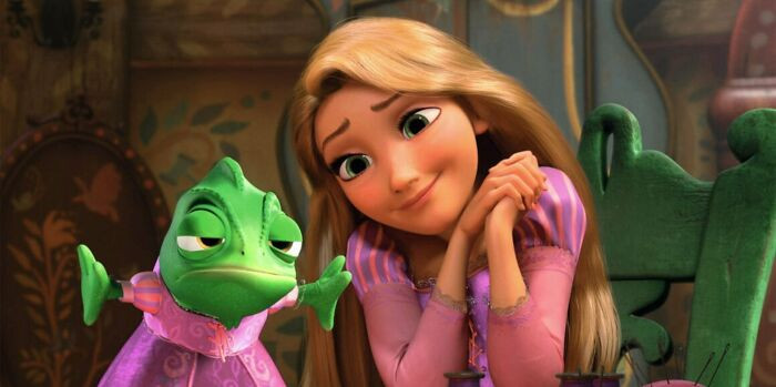 9. Rapunzel, a character featured in the movie 