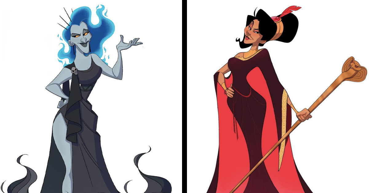 Disney Villains Transformed Into Disney Princesses By TikTok Artist