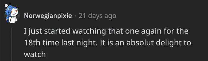 This Redditor who've watched it many times can agree
