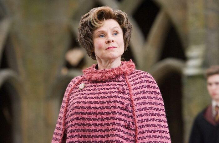 37. Imelda Staunton, Mrs Umbridge in Harry Potter.