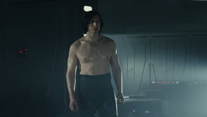 16. The shirtless Kylo Ren sequence in The Last Jedi.